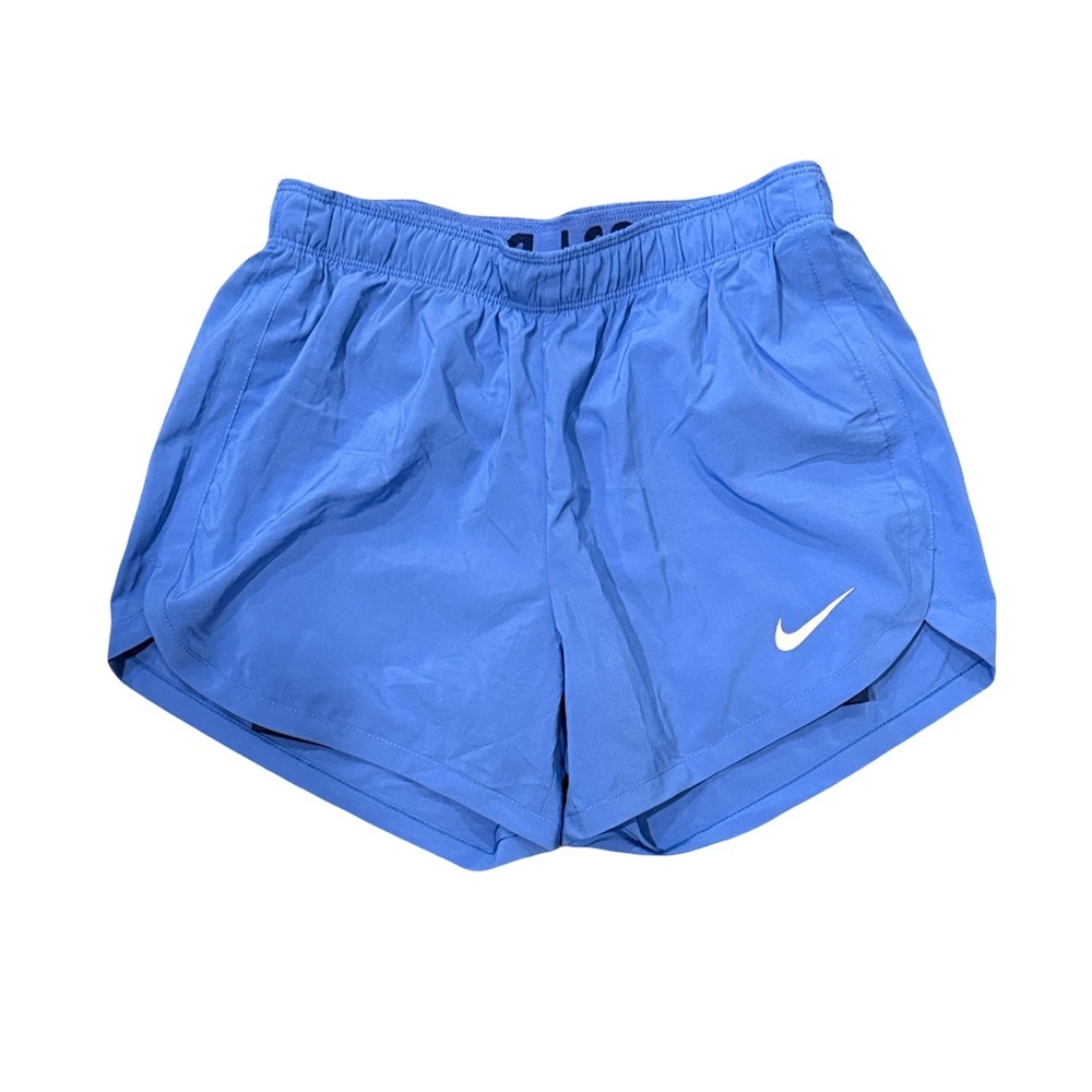 Nike blue dri fit running shorts, small